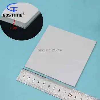 1 Бр Gdstime 100x100x1,5 мм, Бял Провеждане на Радиатора Топлинни Компаунды Топлинни подложки 1,5 мм