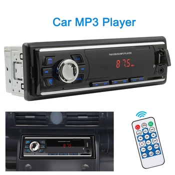 12 В Синя Подсветка Авторадио Автомобилен MP3 Плеър, FM, AUX USB TF БТ Подкрепа 1 Din С Дистанционно Управление Аксесоари Авто Радио Аудио