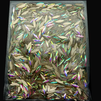 1440 бр./пакет Crystal AB Дизайн на Ноктите, Планински Кристал, Над 150 форми на Блясък на Златна мина Стъклени Камъни За Дизайн на Ноктите