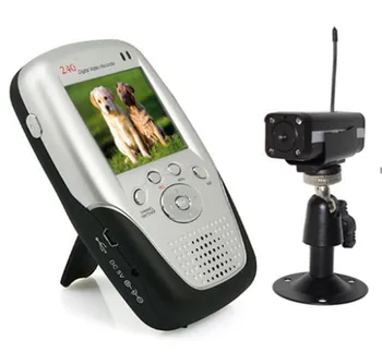 2.4 Ghz Безжична Детска IR Камера за Нощно Виждане Преносим LCD Дисплей Безжична следи бебето