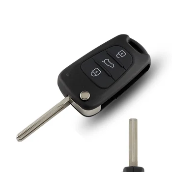 3 Ключа за Дистанционно на Ключа на Автомобила Черупки Ключодържател Калъф Flip Сгъваем За Hyundai Avante I20 I30, IX35