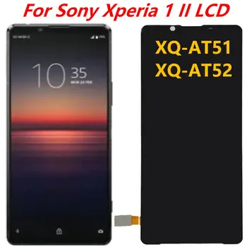 6,5 Оригиналния Sony Xperia 1 II LCD дисплей с Рамка XQ-AT51 XQ-AT52 LCD сензорен екран Дигитайзер в Събирането на Резервни Части