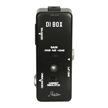 DI BOX LEF-331 Micro-DI с Cab Sim и педала на китарни ефекти True Bypass