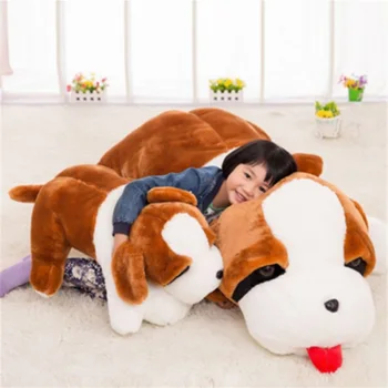 Fancytrader Голямо Животно шар пей е Куче Плюшени Играчки Гигантска Мека Мультяшная Куче Кукла Възглавница Детски Подарък 140 см 55 см