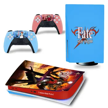 fate stay night Game PS5 Digital Edition Стикер на Кожата Стикер-Стикер за Конзолата PlayStation 5 и Контролери PS5 Стикер на Кожата на #2328