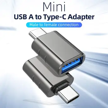 USB Type C OTG Адаптер USB 3.0 USB C Штекерный Конвертор За Samsung S20 Xiaomi Mi 9 10 Конектор USB-C