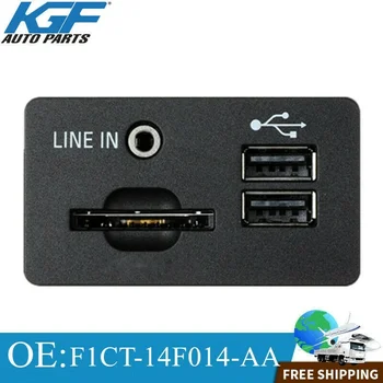 USB-конектор аудио плеър Черен Мат За Ford C-MAX, TRANSIT KUGA auto ремонт F1CT-14F014-AA