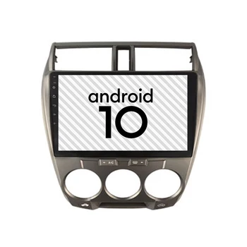 Авто Android 10,0 gps 2.5 D взривозащитен екран за HONDA 2008-11 CITY MT 10,2 