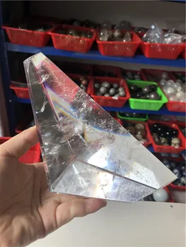 Висококачествен натурален прозрачен кварц случайна форма на кристали и лечебни камъни, кварц необработени кристали за подарък