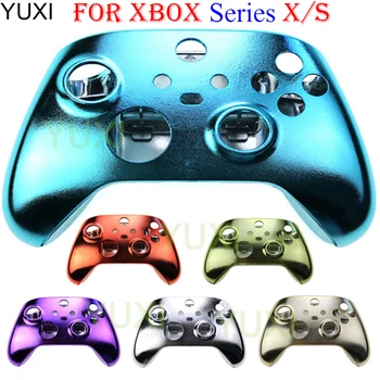 Дубликат Част YUXI Предната Лицева Панел на Кутията + Делото Калъф За контролера на Xbox Series X S