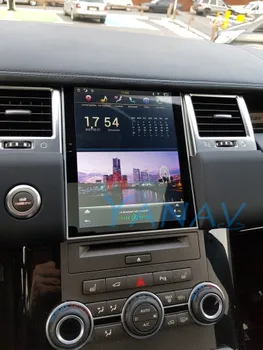 За Range Rover Sport 2006-2019 PX6 Tesla Стил Android GPS Navigti Кола DVD плейър Главното Устройство Кола Стерео Видео Мултимедиен плеър