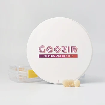 Многослоен Циркониевый диск Goozir 3D CAD CAM Стоматологичен Керамичен Блок Стоматологичен Материал