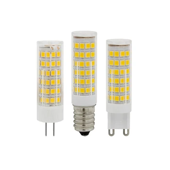 Най-ярка светодиодна крушка G9 AC220V 5 W 7 W 9 W И 12 W Керамични Led лампа SMD2835 Топло/Студено Бял Прожектор Замени Галогенный лампа 2022