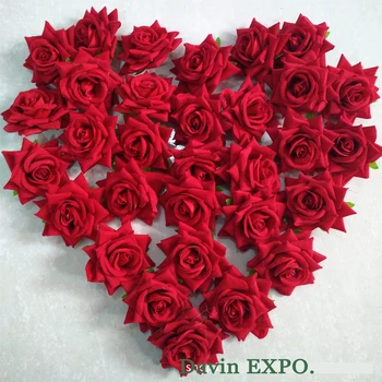 НОВИ 10ШТ Изкуствени Корейски Рози Фалшиви Цветя За Сватба у Дома САМ Банкет Декорация на Цветя, Ръчно изработени