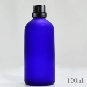 продажба на едро на висококачествено бутилка за олио стъклена бутилка на едро 100 ml matte опаковане на бутилки за отстраняване на грешки стъклен буркан 3 цвята