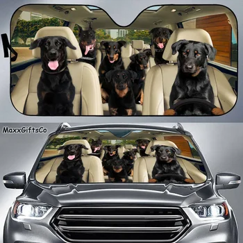 Сенника за кола Beauceron, Предното стъкло Beauceron, Семеен козирка Beauceron, Автомобилни аксесоари, за кучета, Подарък за любителите на кучета, Украса кола