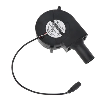 Универсален USB 5-Вентилатор за Барбекю Грил Вентилатор 12 В Кухненски Вентилатор с Кабел за Включване/Изключване на Пушача Кухня Къмпинг M4YD