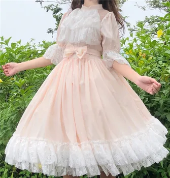 Японското сладко дантелено рокля в стил Лолита 