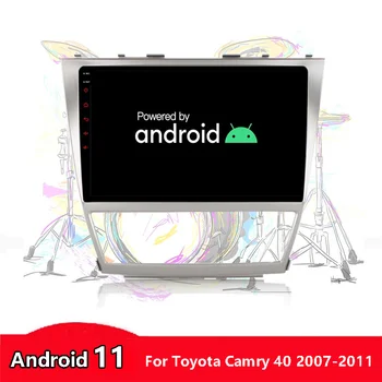 10,1 инча, 1024*600 Android 11 за Toyota Camry 40 2007-2011 кола DVD плейър, GPS WIFI BT Стерео Радио Navi Стерео Карта
