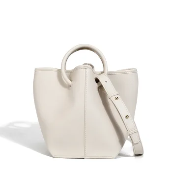 Bag-чанта от Восъчна кожа, Лесна чанта С Двойна каишка, чанти за рамо За Жени, 2021, Универсална чанта За пазаруване, чанта bolsa, Нова C1814